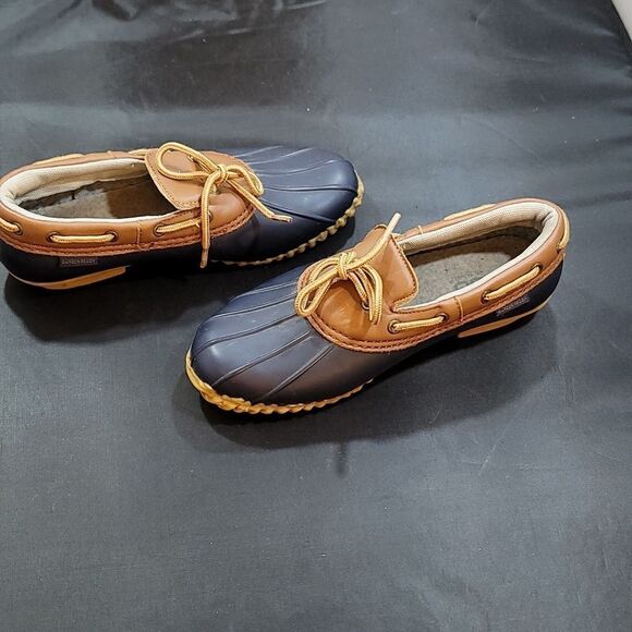 WOMEN'S JBU WATERPROOF LOAFER SHOES SLIP ON FLAT DUCK SHOE - Picture 10 of 16